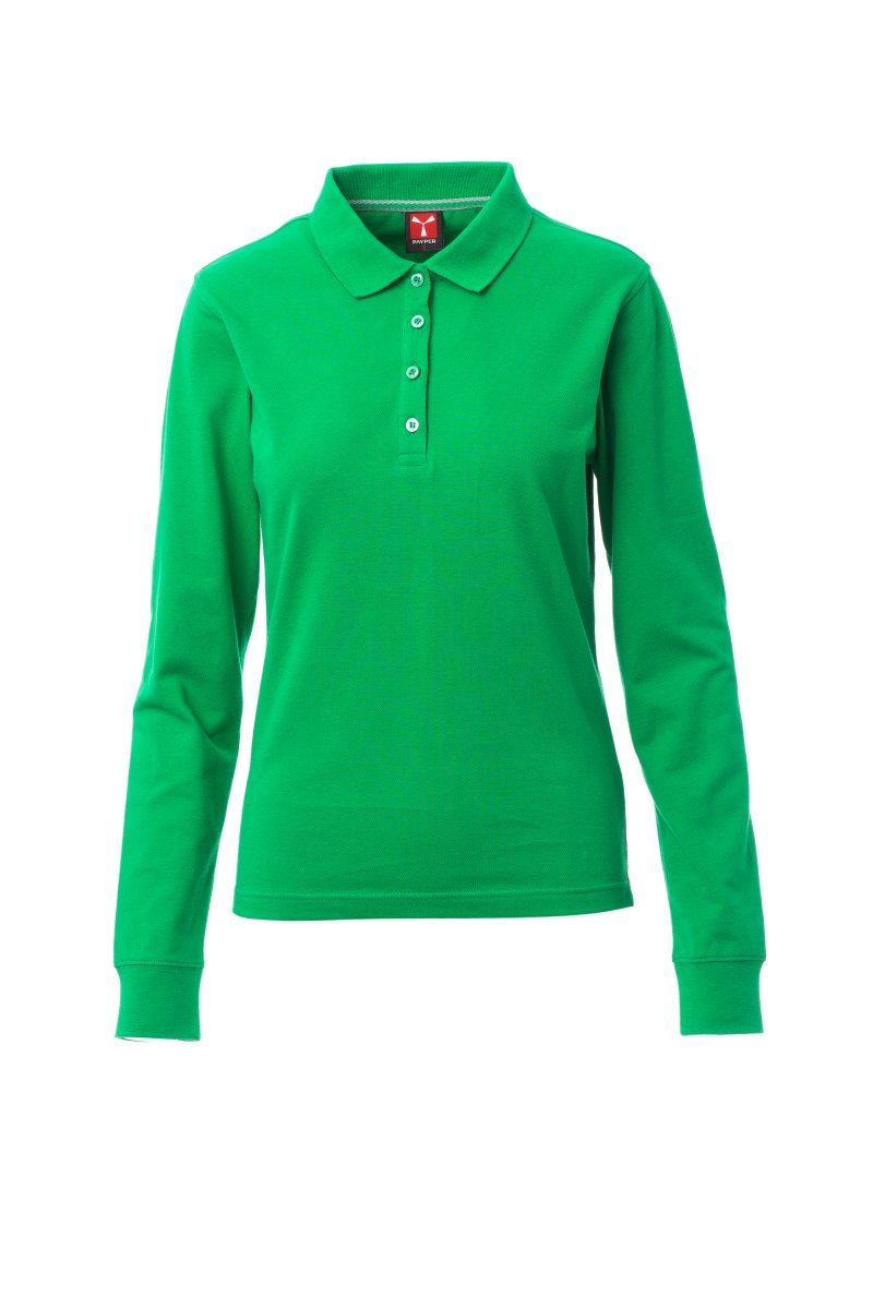 PAYPER | Polo LS FLORENCE LADY - gelová zelená,