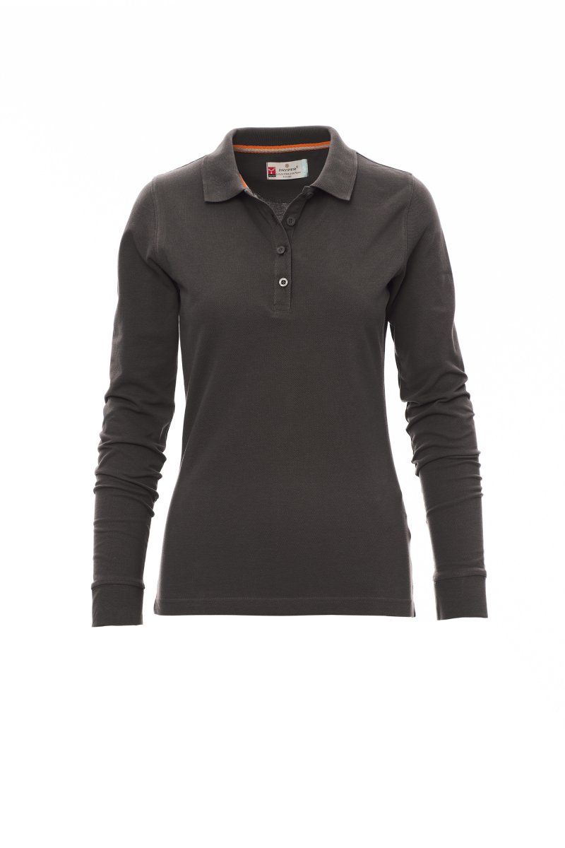 PAYPER | Polo LS FLORENCE LADY - antracitová,