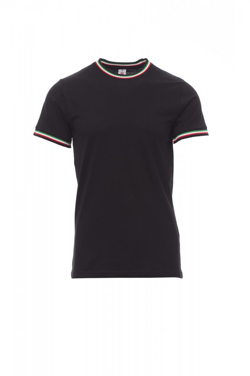 PAYPER | Tričko kr. rukáv FLAG - černá / itálie,