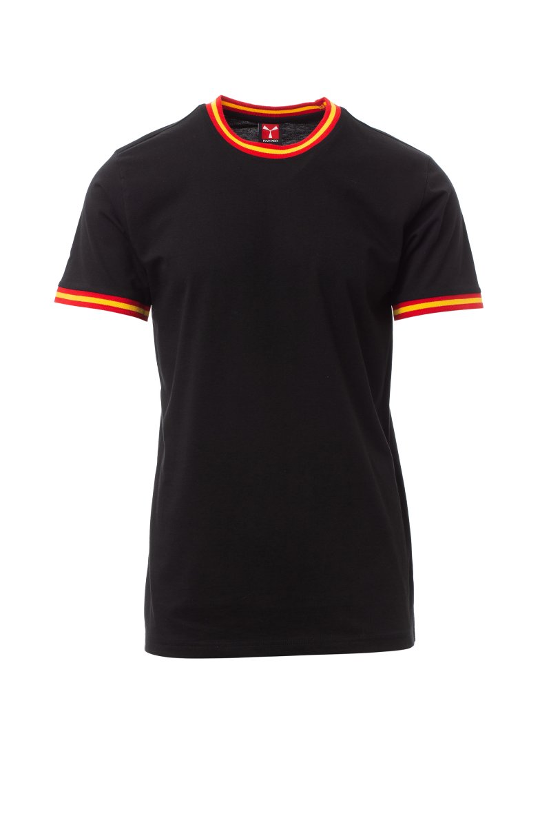 PAYPER | Tričko kr. rukáv FLAG - černá / španělsko,