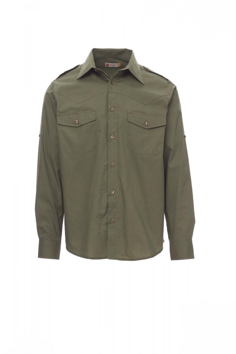 PAYPER | Košile kr. rukáv TROPHY - vojenská zelená,