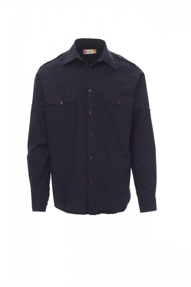 PAYPER | Košile kr. rukáv TROPHY - námořnická modrá,