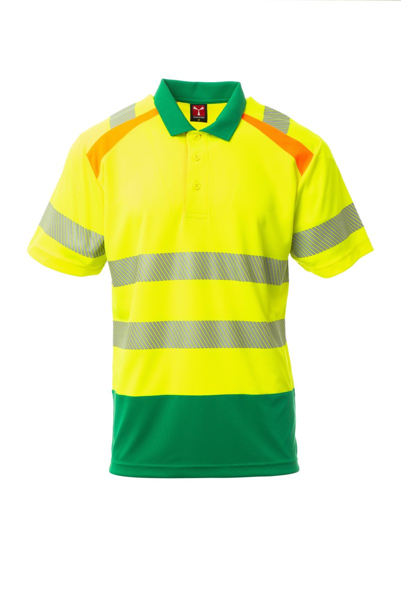 PAYPER | Polo LANE - žlutá fluo / gelová zelená,