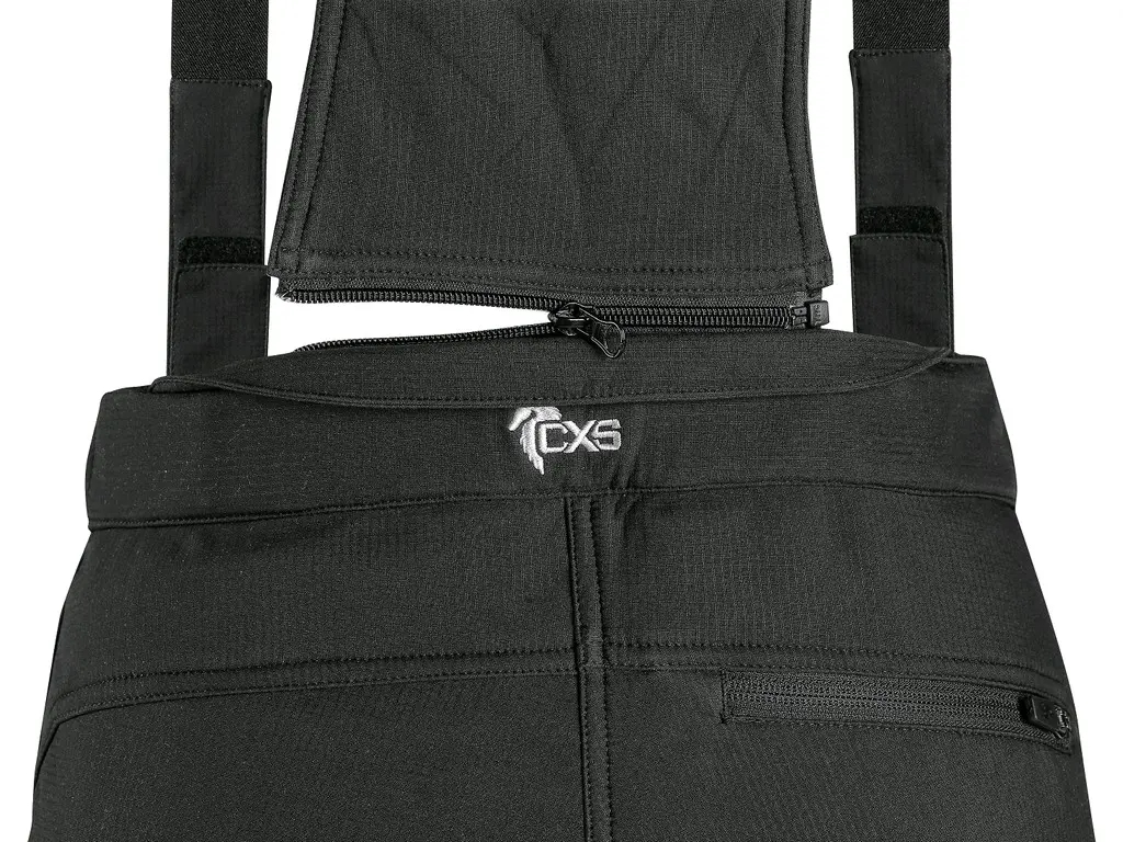 Dámské zimní softshell kalhoty Canis CXS TRENTON - černá
