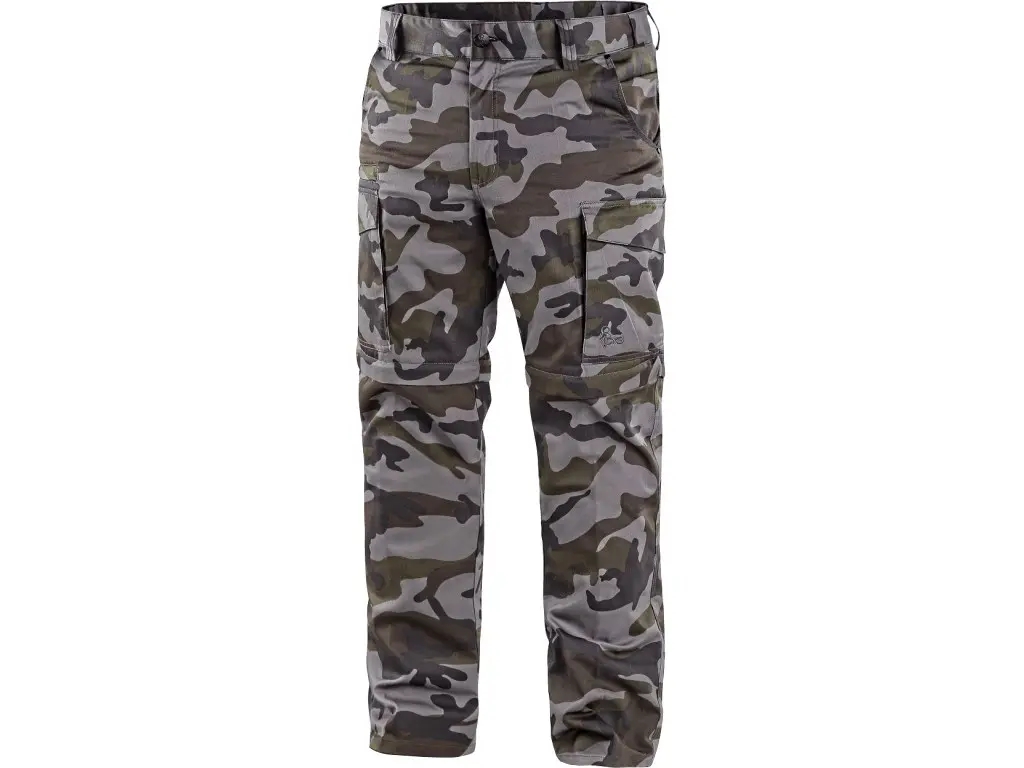 Pánské kalhoty s odepínacími 
nohavicemi Canis CXS CAMO - maskáčová