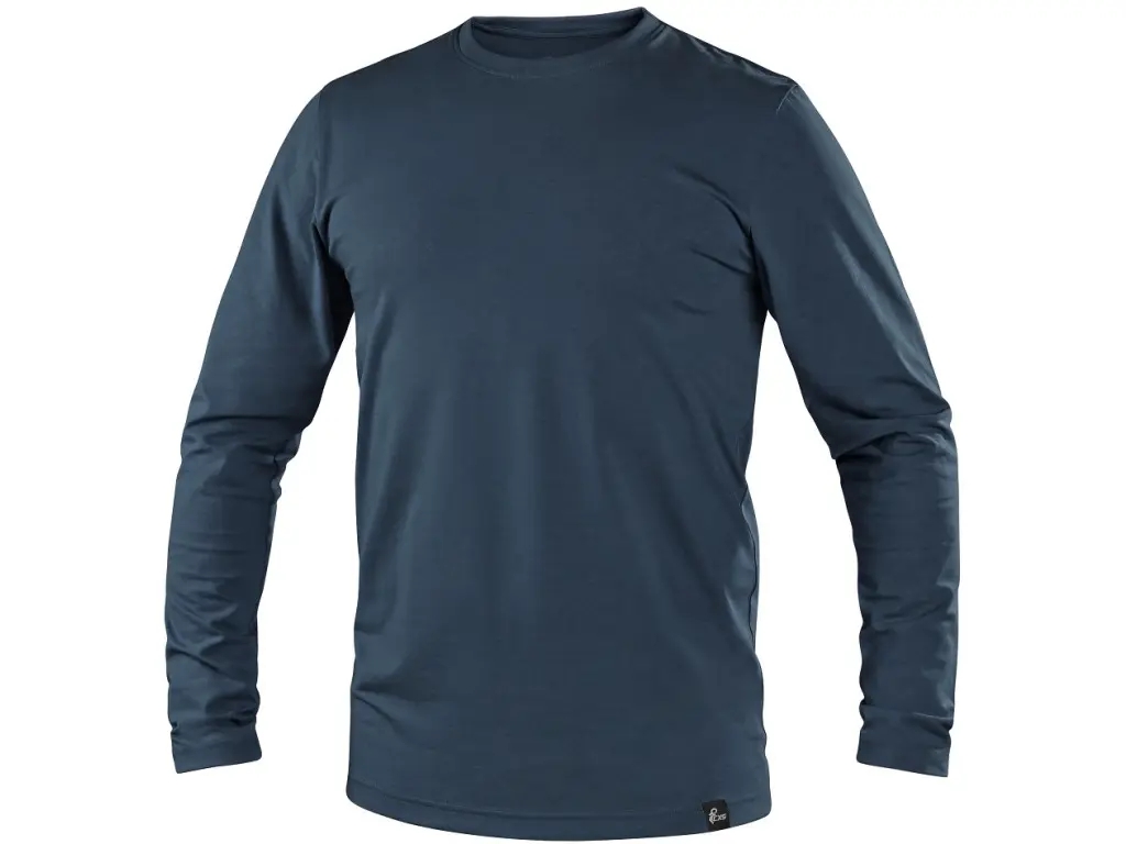 Tričko s dlouhým rukávem Canis CXS SIMON - modrá tmavá