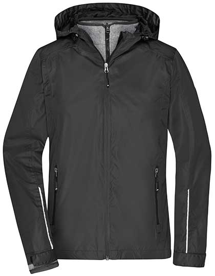 Women's Winter Jacket James&Nicholson Ladies´ 3-in-1-Jacket Black, Black