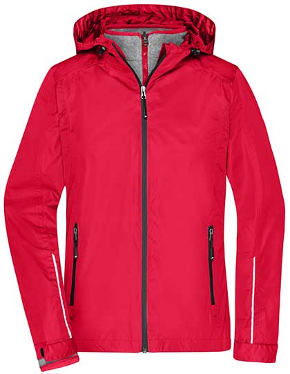 Women's Winter Jacket James&Nicholson Ladies´ 3-in-1-Jacket Red, Black