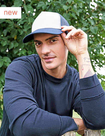 Kšiltovka Atlantis Headwear Rapper Canvas Cap Recycled Black, Grey ...