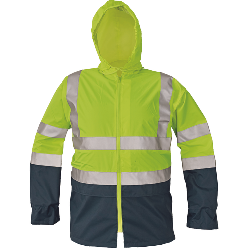 Pracovní reflexní bunda EPPING HV - žlutá / navy / hv žlutá,