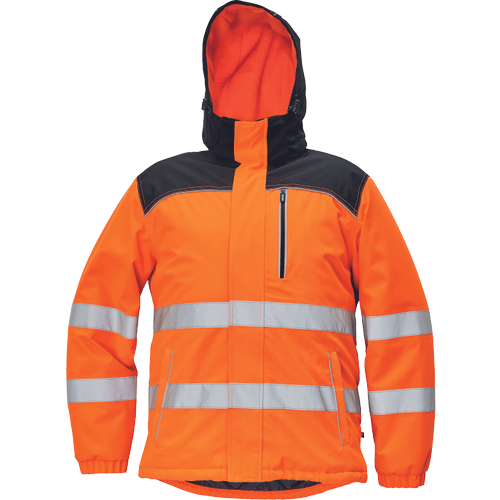 Pracovní reflexní bunda KNOXFIELD HV WINTER - oranžová / hv oranžová,