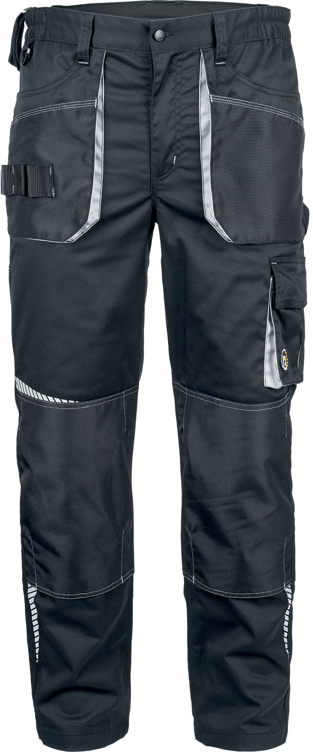 Zateplené pracovní kalhoty EMERTON STR - černá,