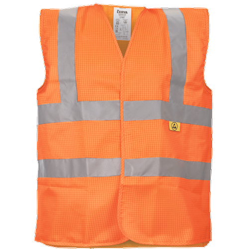 Reflexní vesta LYNX ESD - hv oranžová,