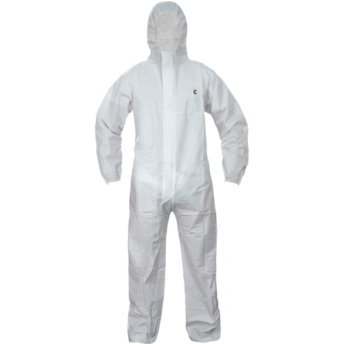 Ochranný overal CHEMSAFE COOL - bílá / modrá,