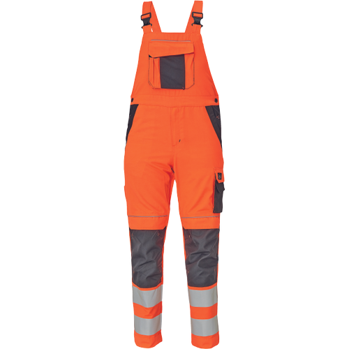 Pracovní reflexní kalhoty s laclem MAX VIVO HV