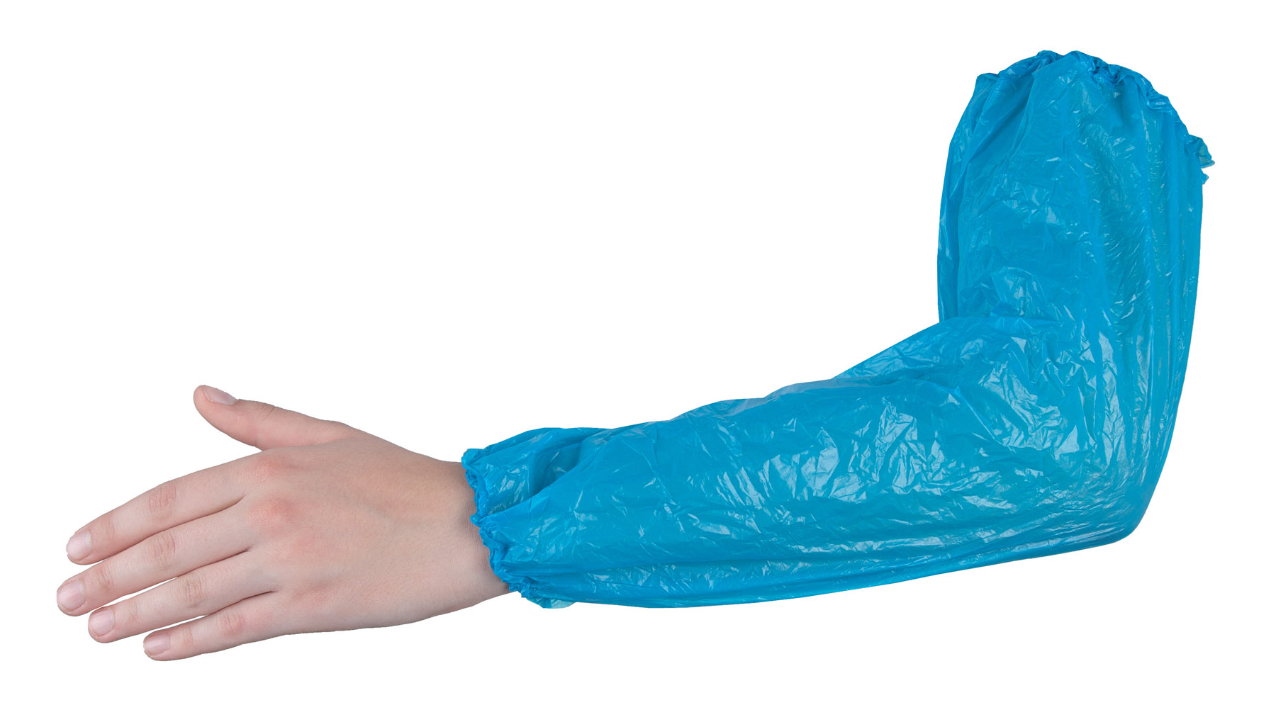Jednorázový PE rukávník ARDON® SKIN, 100 ks - modrá, uni
