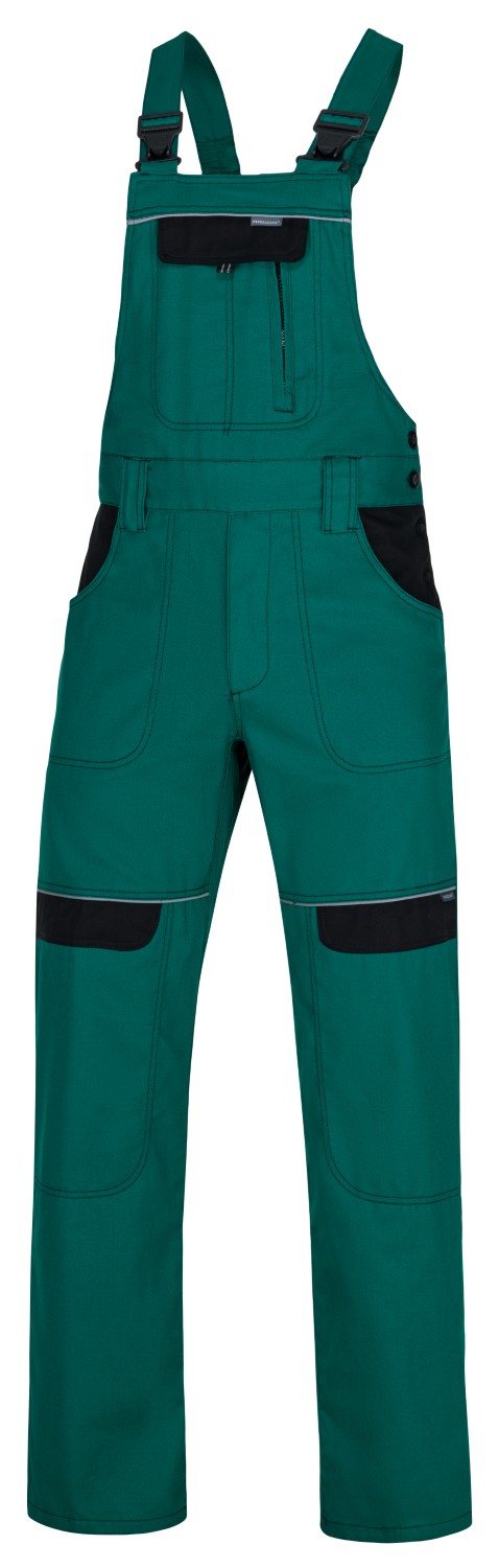 Pánské pracovní kalhoty s laclem ARDON® COOL TREND - zelená,