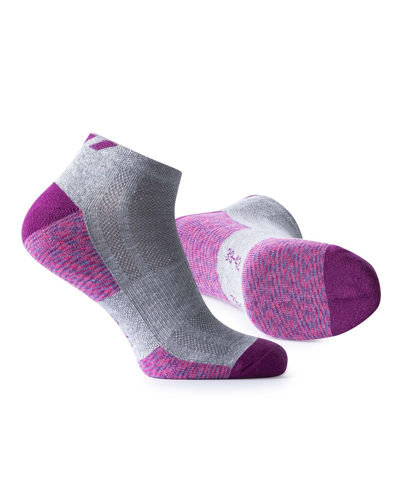 Nízké ponožky ARDON® FLORET - fialová,