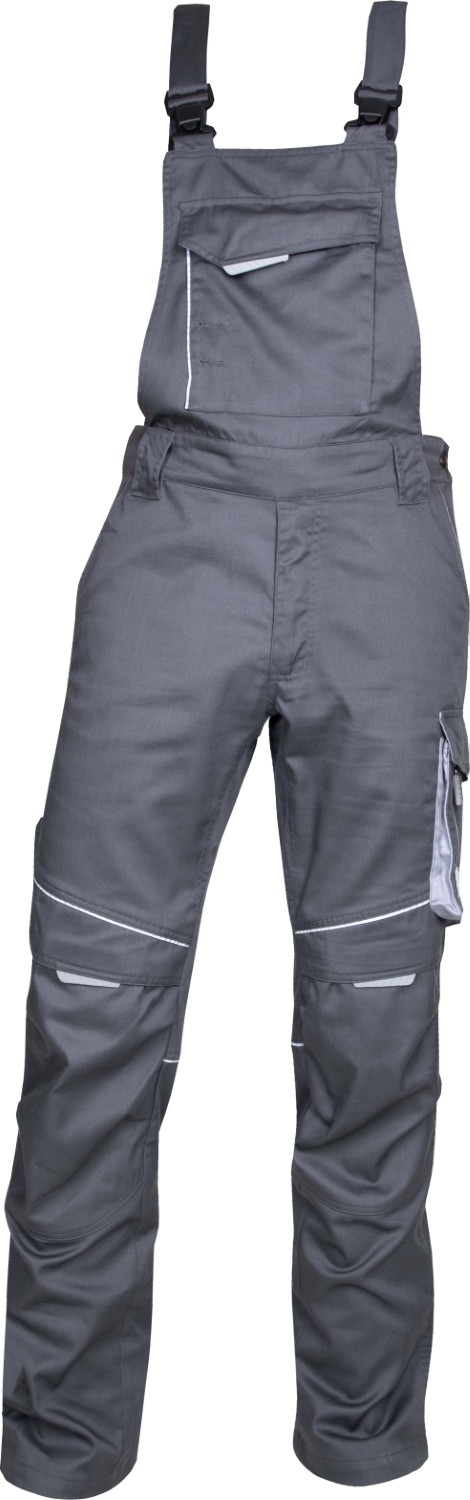 Pánské pracovní kalhoty s laclem ARDON® SUMMER - tmavě šedá,