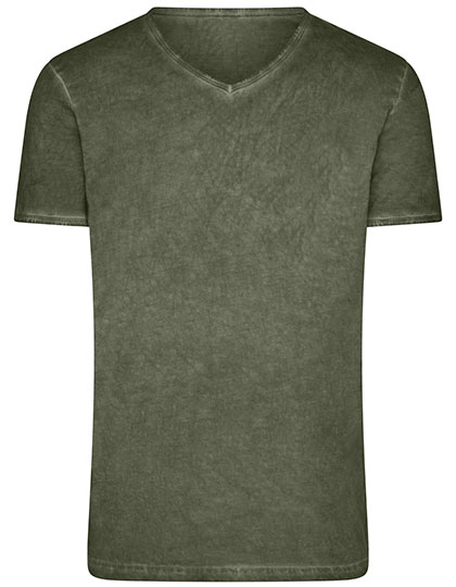 Men's Short Sleeve T-Shirt James&Nicholson Men´s Gipsy T-Shirt Dusty Olive