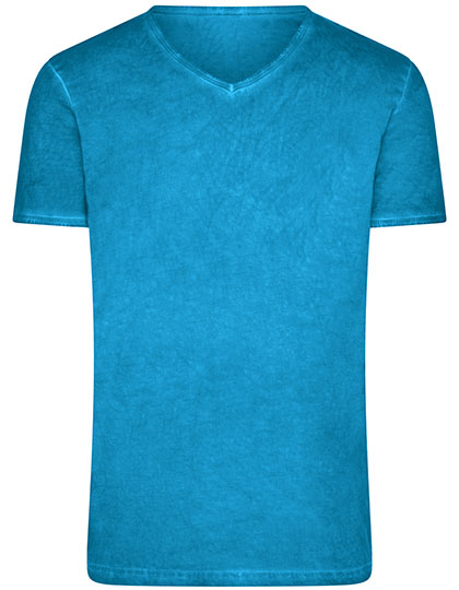 Men's Short Sleeve T-Shirt James&Nicholson Men´s Gipsy T-Shirt Turquoise