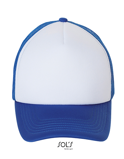 Cap SOL´S Bubble Cap White, Royal Blue One Size
