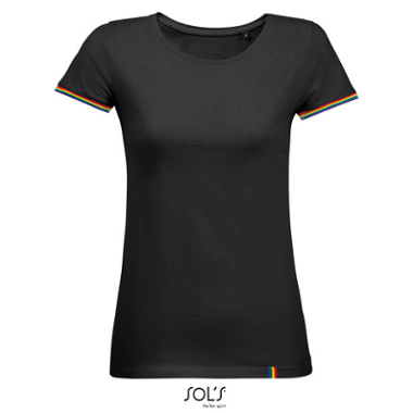 Women's Short Sleeve T-Shirt SOL´S Women´s Short Sleeve T-Shirt Rainbow