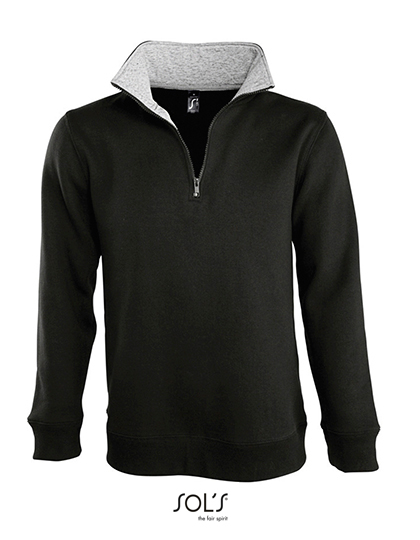 Classic Men's Sweatshirt SOL´S Men´s Sweat Shirt Scott 1/4 Zip