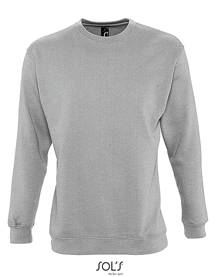 Classic Men's Sweatshirt SOL´S Unisex Sweatshirt Supreme Grey Melange