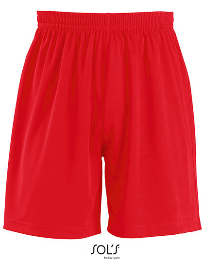 Trousers SOL´S Basic Shorts San Siro 2 Red