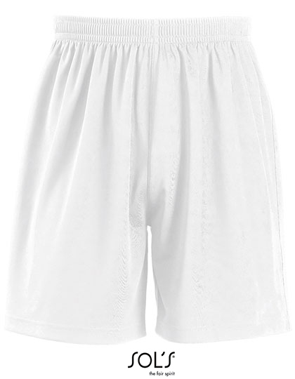 Trousers SOL´S Basic Shorts San Siro 2 White