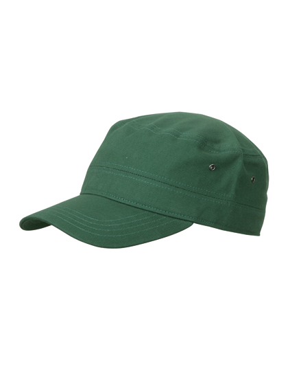Dětská kšiltovka Myrtle beach Kids´ Military Cap Dark Green Univerzální