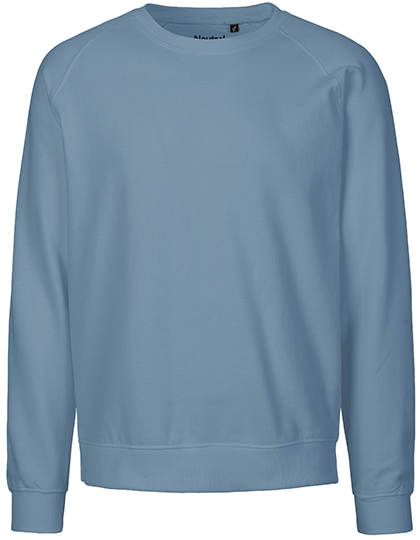 Classic Men's Sweatshirt Neutral Unisex Sweatshirt Dusty Indigo