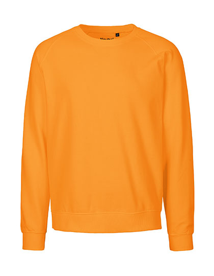 Classic Men's Sweatshirt Neutral Unisex Sweatshirt Okay Orange