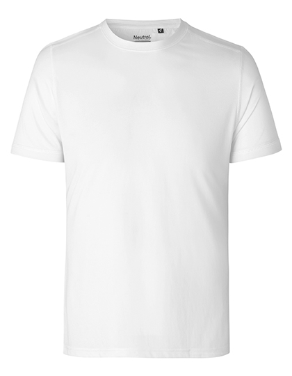 Pánské tričko s krátkým rukávem Neutral Unisex Performance T-Shirt - white,