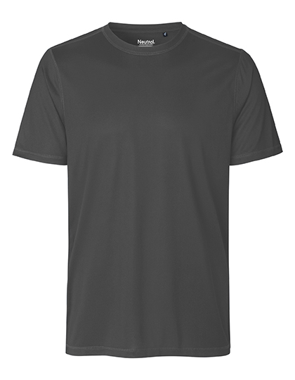 Pánské tričko s krátkým rukávem Neutral Unisex Performance T-Shirt Charcoal