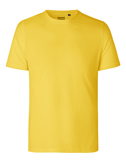 Pánské tričko s krátkým rukávem Neutral Unisex Performance T-Shirt - yellow,