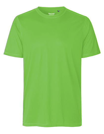 Pánské tričko s krátkým rukávem Neutral Unisex Performance T-Shirt - lime,