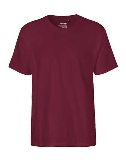 Pánské tričko s krátkým rukávem Neutral Unisex Performance T-Shirt - bordeaux,