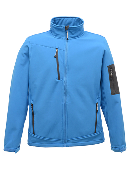 Jacket Regatta Professional Softshell Jacket Arcola French Blue, Seal Grey