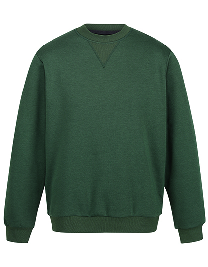 Klasická mikina  Regatta Professional Pro Crew Neck Sweat Dark Green