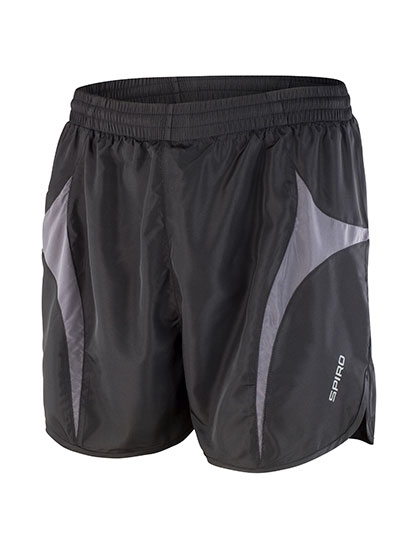 Trousers SPIRO Micro Lite Running Shorts Black, Grey