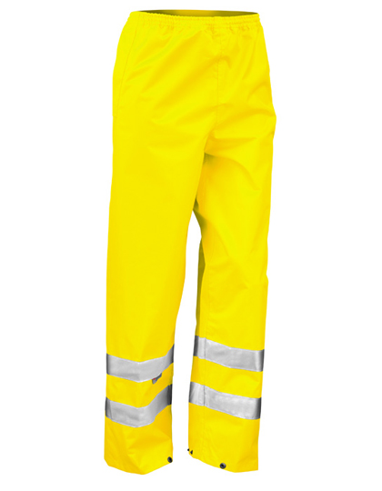 Trousers Result Safe-Guard Safety High Vis Trouser Fluorescent Yellow